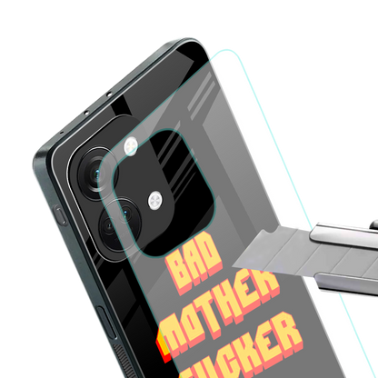 bad motherfcker back phone cover | glass case for oneplus nord 3