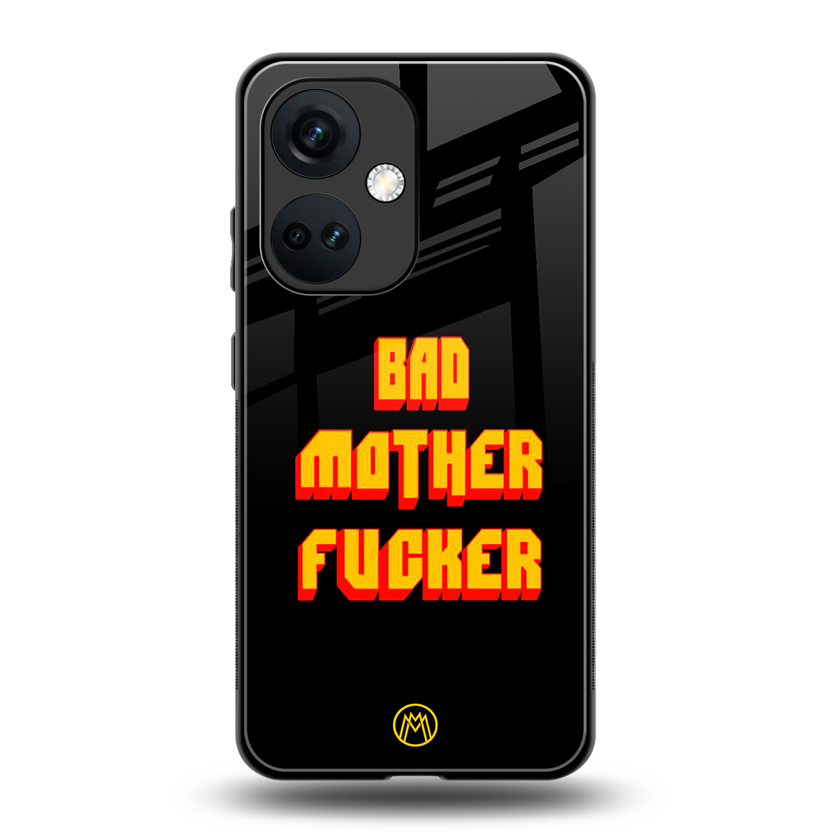bad motherfcker back phone cover | glass case for oneplus nord ce 3