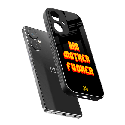 bad motherfcker back phone cover | glass case for oneplus nord ce 3