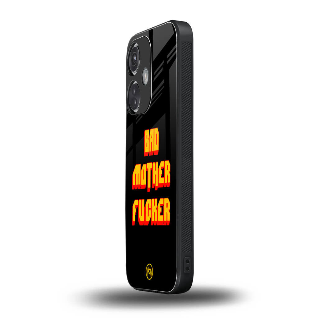 bad motherfcker back phone cover | glass case for oneplus nord ce 3
