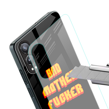 bad motherfcker back phone cover | glass case for oneplus nord ce 4 lite