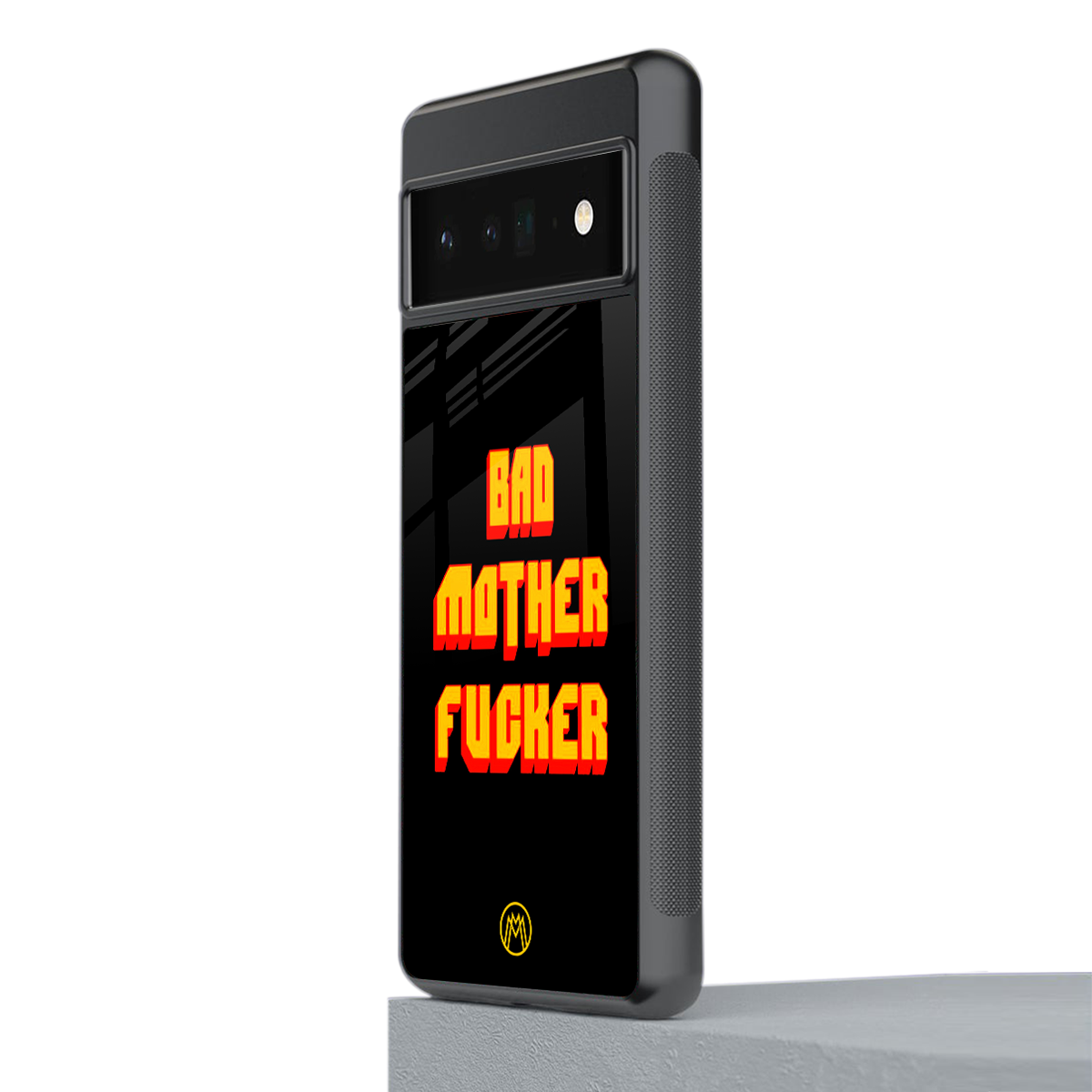 bad motherfcker back phone cover | glass case for google pixel 6 pro