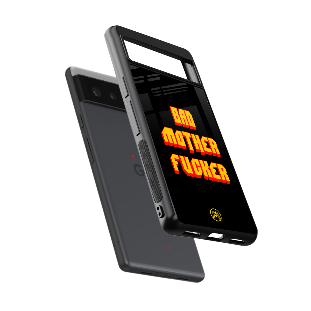 bad motherfcker back phone cover | glass case for google pixel 6