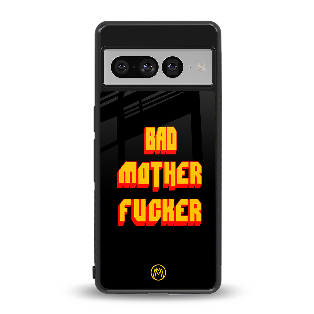 bad motherfcker back phone cover | glass case for google pixel 7 pro