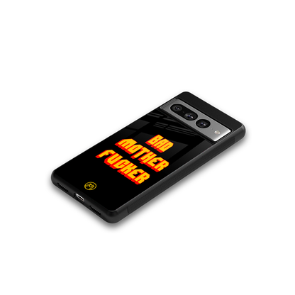 bad motherfcker back phone cover | glass case for google pixel 7 pro