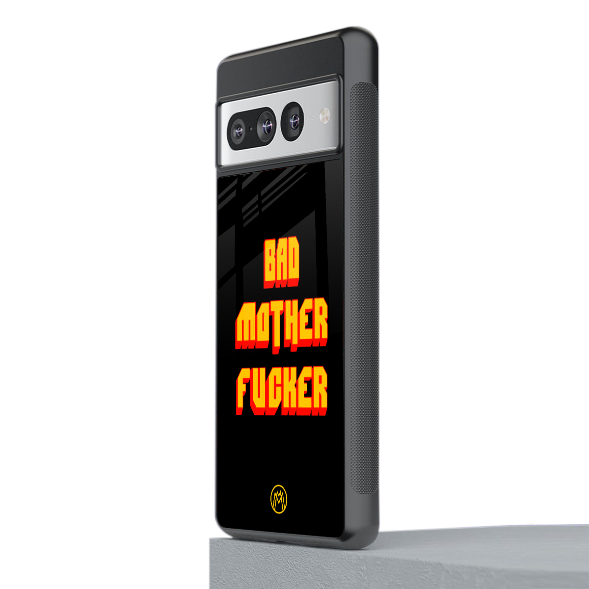 bad motherfcker back phone cover | glass case for google pixel 7 pro