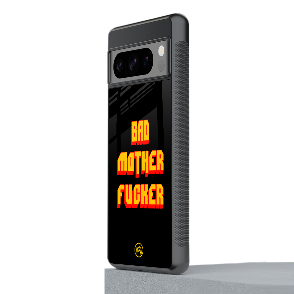 bad motherfcker back phone cover | glass case for google pixel 8 pro