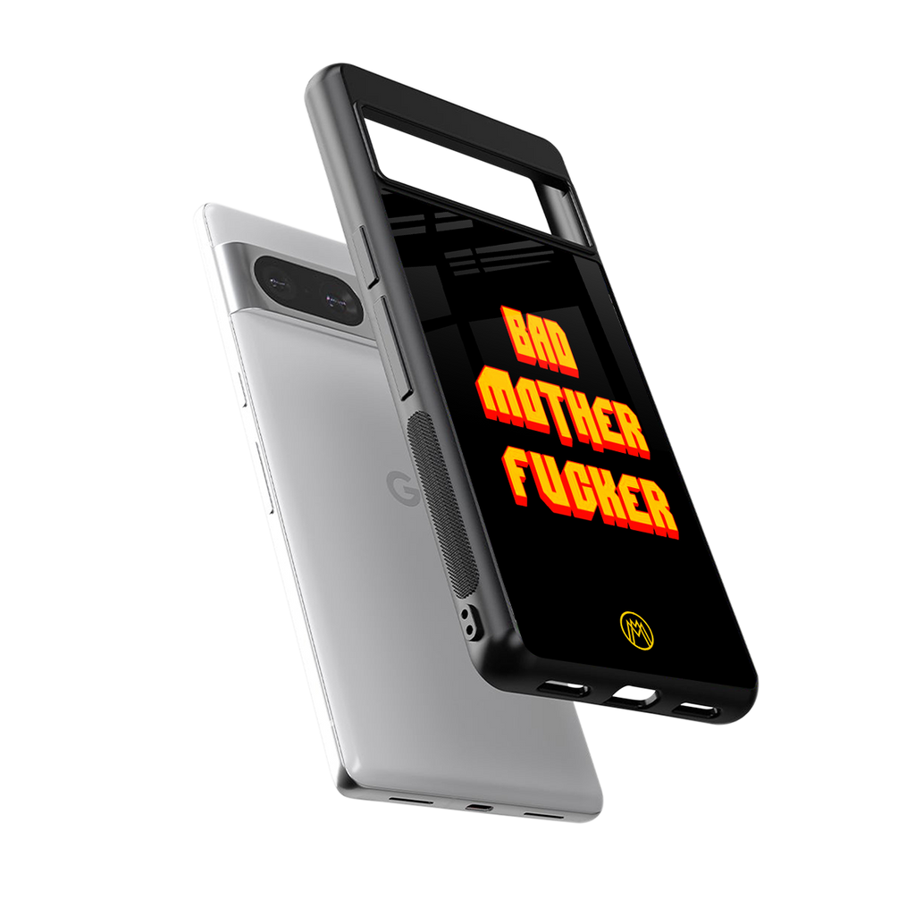 bad motherfcker back phone cover | glass case for Google Pixel 8