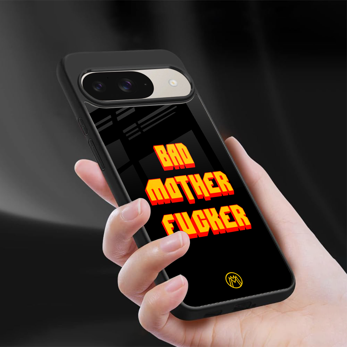 bad motherfcker back phone cover | glass case for google pixel 9