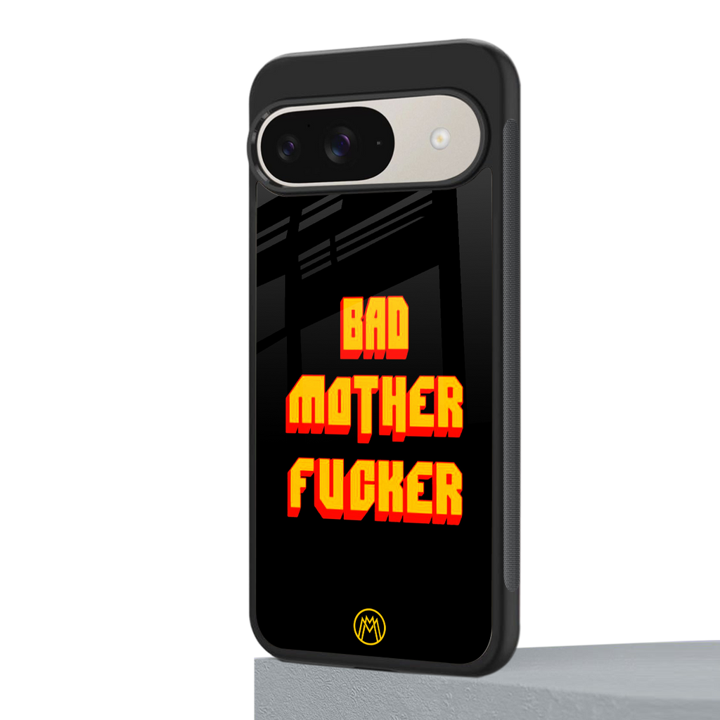 bad motherfcker back phone cover | glass case for google pixel 9
