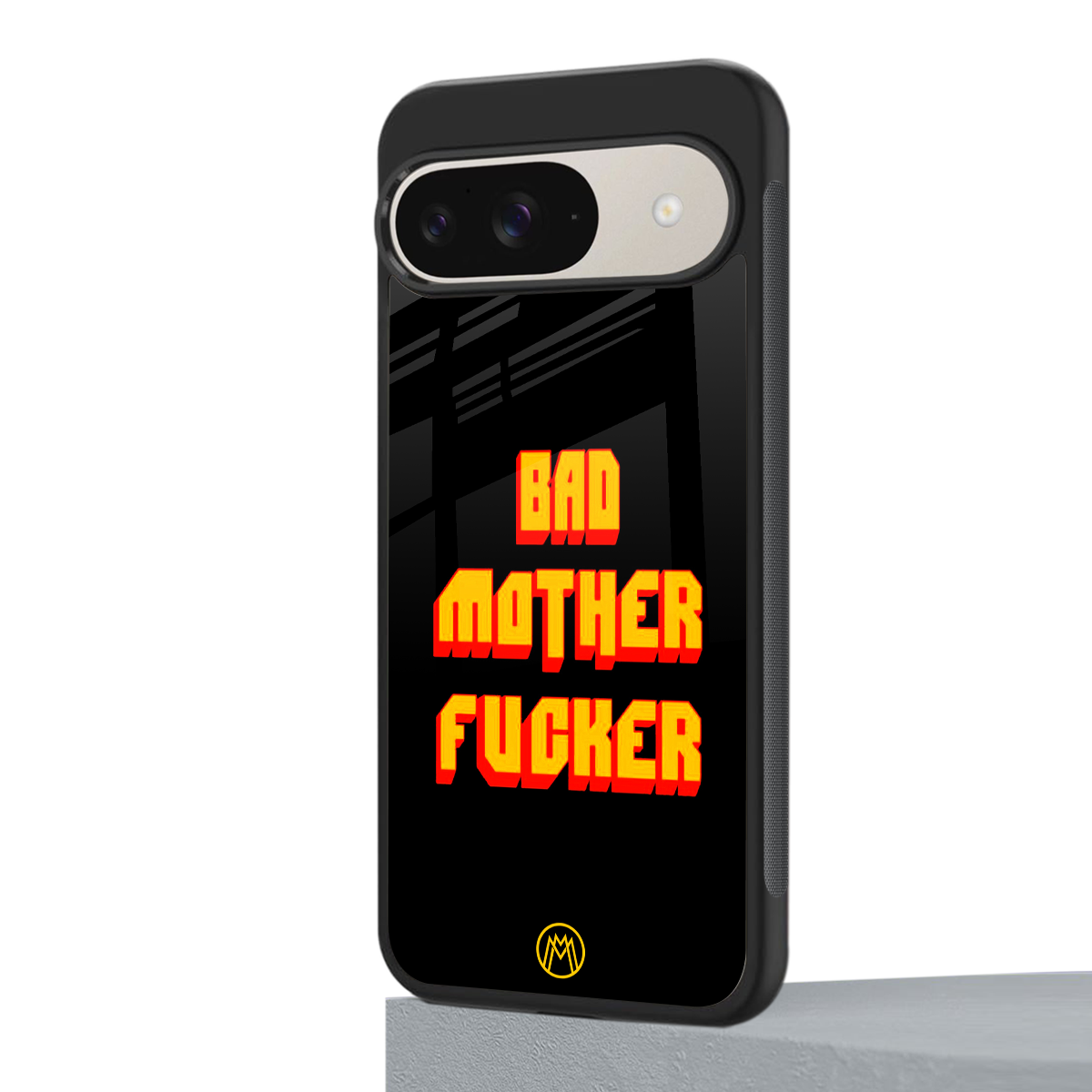 bad motherfcker back phone cover | glass case for google pixel 9