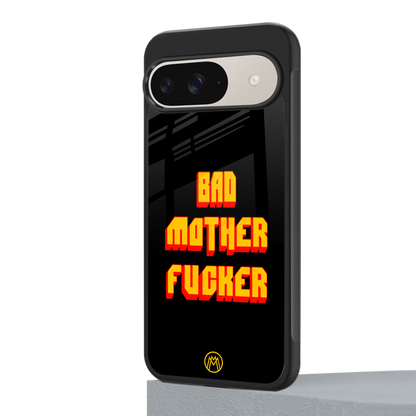bad motherfcker back phone cover | glass case for google pixel 9