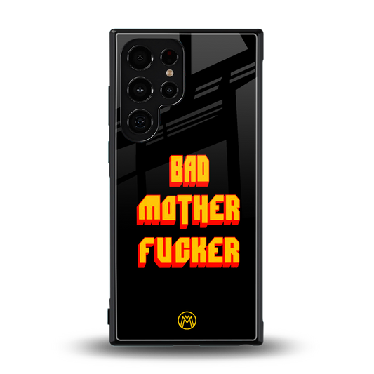 bad motherfcker back phone cover | glass case for samsung galaxy s23 ultra