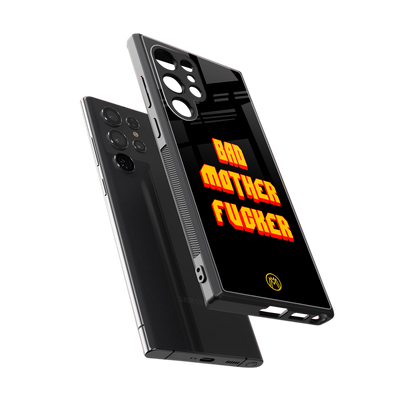 bad motherfcker back phone cover | glass case for samsung galaxy s24 ultra