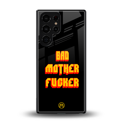 bad motherfcker back phone cover | glass case for samsung galaxy s25 ultra