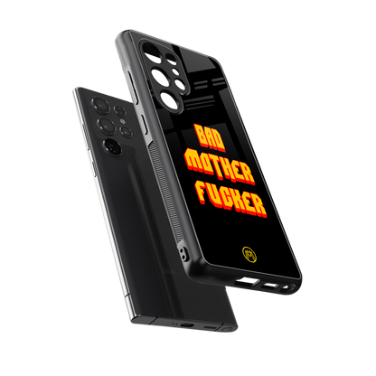 bad motherfcker back phone cover | glass case for samsung galaxy s25 ultra