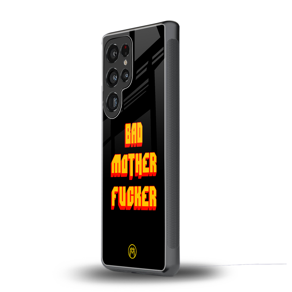 bad motherfcker back phone cover | glass case for samsung galaxy s25 ultra