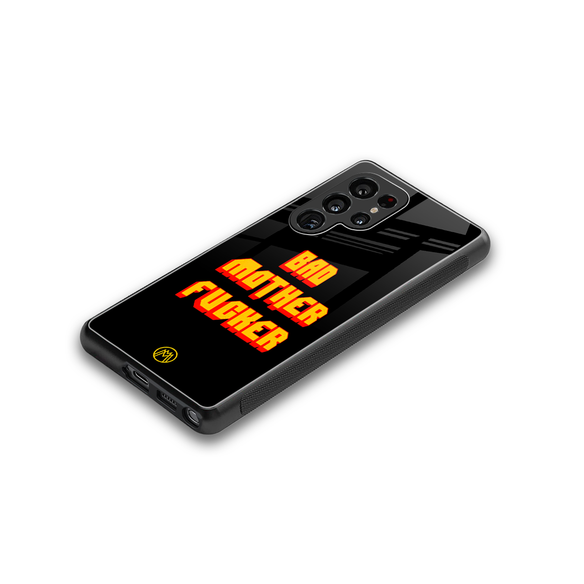 bad motherfcker back phone cover | glass case for samsung galaxy s25 ultra