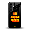 bad motherfcker back phone cover | glass case for samsung galaxy s23