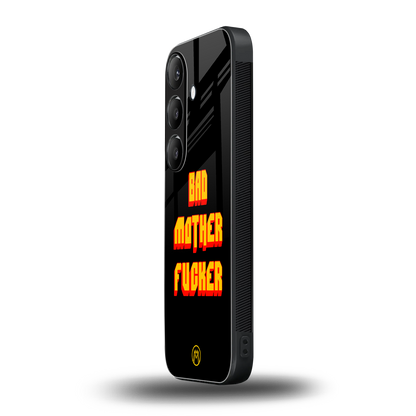 bad motherfcker back phone cover | glass case for samsung galaxy s23 plus