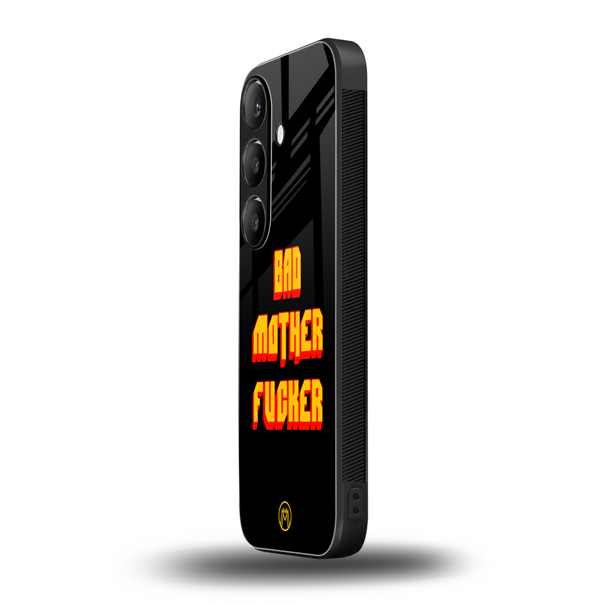 bad motherfcker back phone cover | glass case for samsung galaxy s24 plus