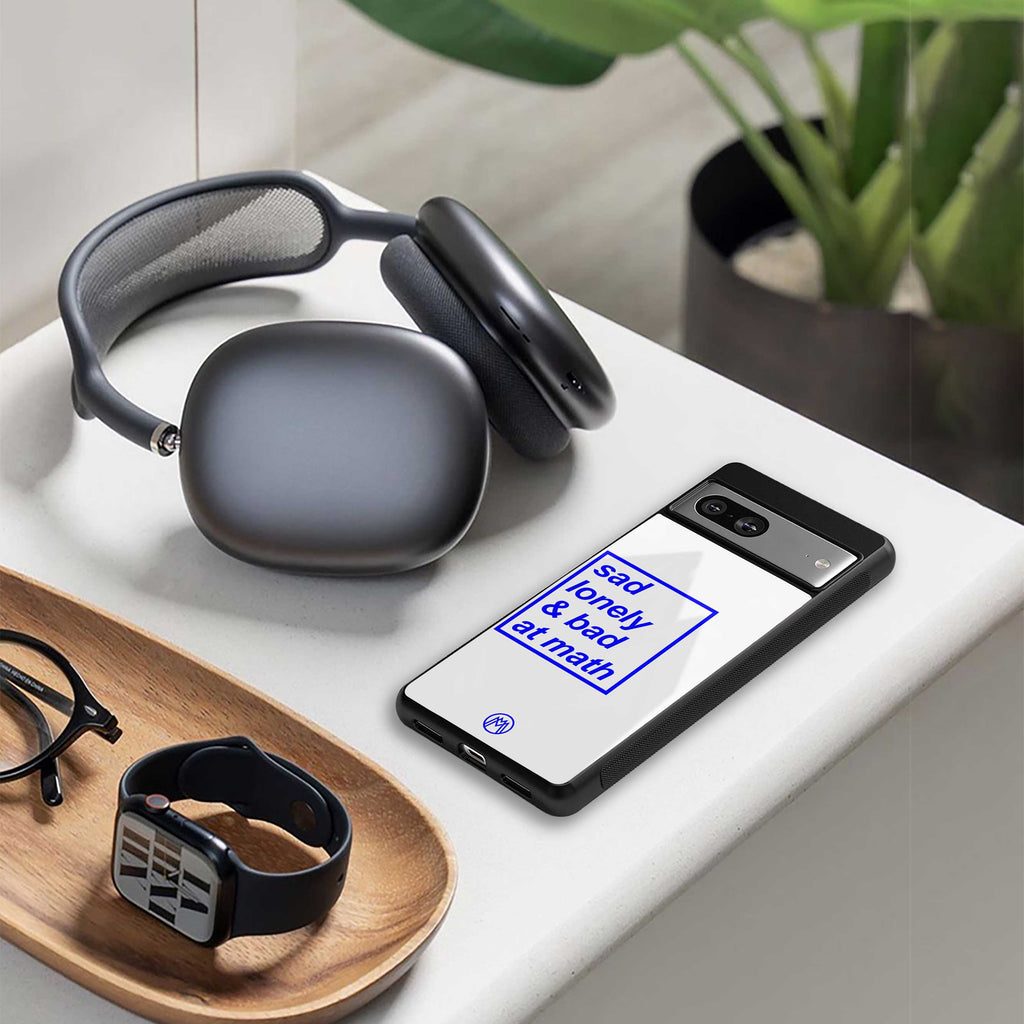 bad at math back phone cover | glass case for samsung galaxy s24 ultra