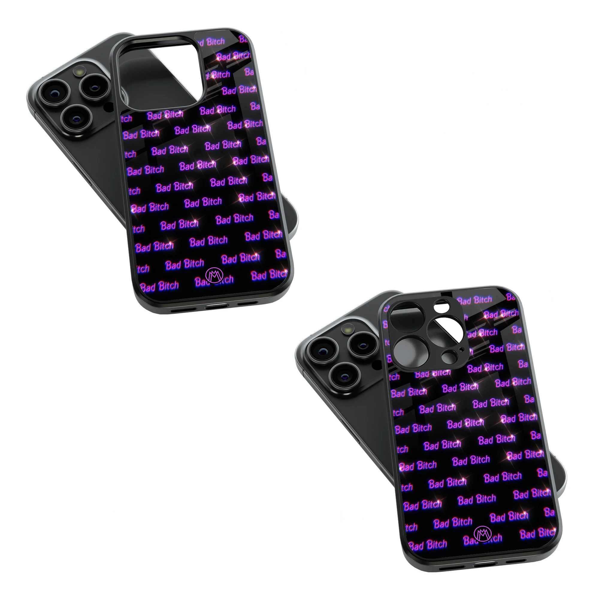 Trendy Glass Back Mobile Case for iPhone, Samsung, Redmi, OnePlus, Google Pixel, Motorola