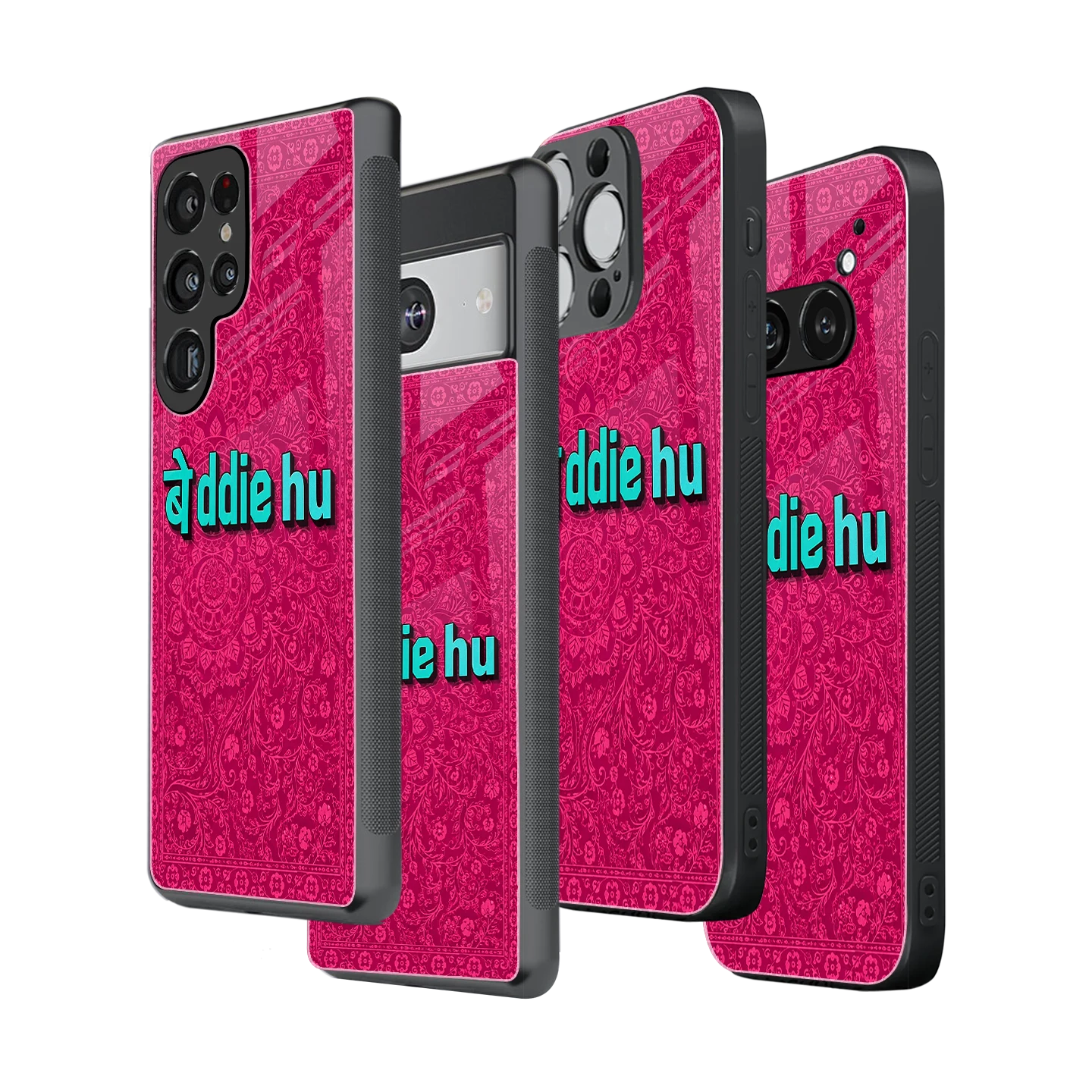 Stylish Glass Back Case for All Smartphones iPhone, Samsung, OnePlus, Pixel, Redmi, Oppo, Vivo, Motorola