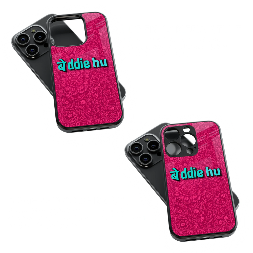 Trendy Glass Back Mobile Case for iPhone, Samsung, Redmi, OnePlus, Google Pixel, Motorola