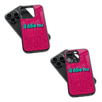 Trendy Glass Back Mobile Case for iPhone, Samsung, Redmi, OnePlus, Google Pixel, Motorola