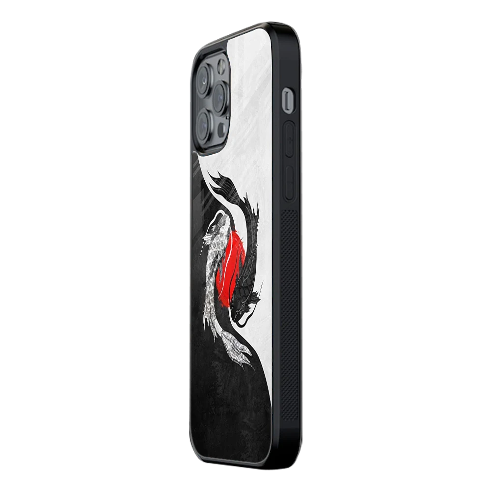Slim Glass Back Phone Case for Multiple Brands iPhone, Samsung, Redmi, OnePlus, Oppo, Vivo