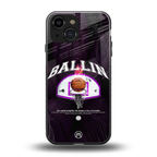 ballin back phone cover | glass case for iphone 13 mini