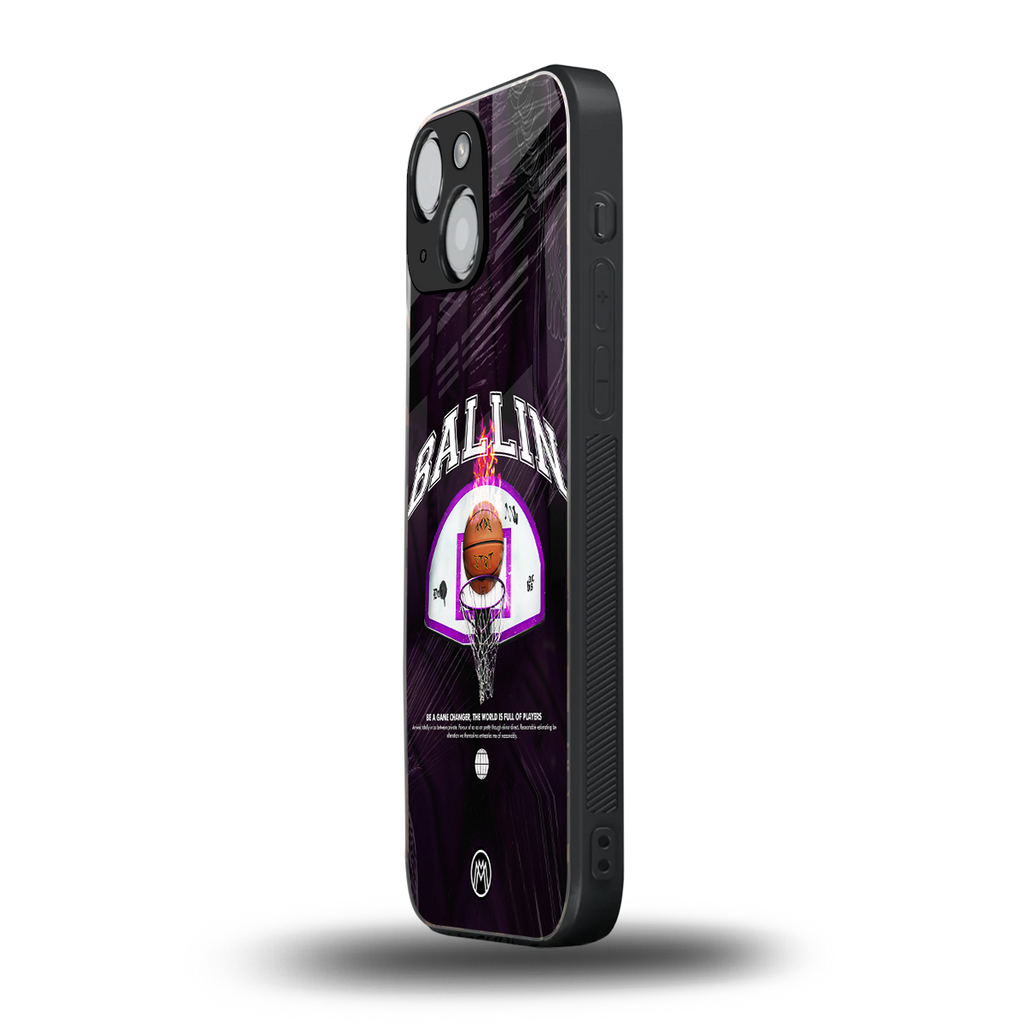 ballin back phone cover | glass case for iphone 13 mini