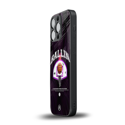 ballin back phone cover | glass case for iphone 13 pro