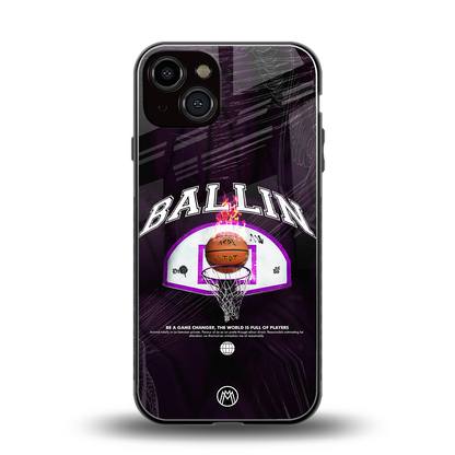 ballin back phone cover | glass case for iphone 13