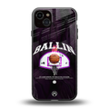 ballin back phone cover | glass case for iphone 14 plus