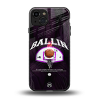 ballin back phone cover | glass case for iphone 15