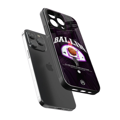 ballin back phone cover | glass case for iphone 15 pro