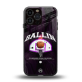 ballin back phone cover | glass case for iphone 16 pro max