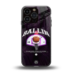 ballin back phone cover | glass case for iphone 16 pro