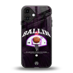 ballin back phone cover | glass case for iphone 16
