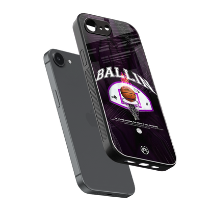 ballin back phone cover | glass case for iphone 16e