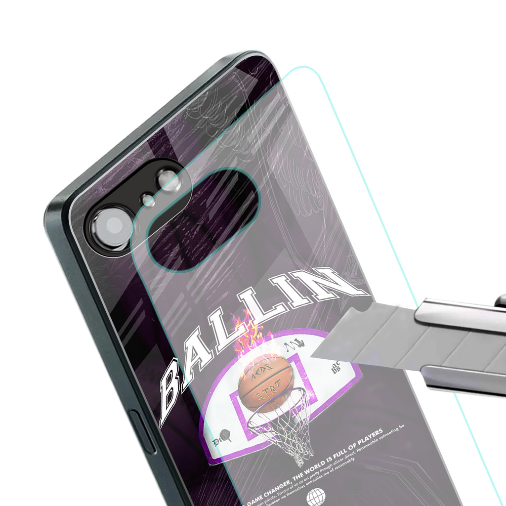 ballin back phone cover | glass case for iphone 16e