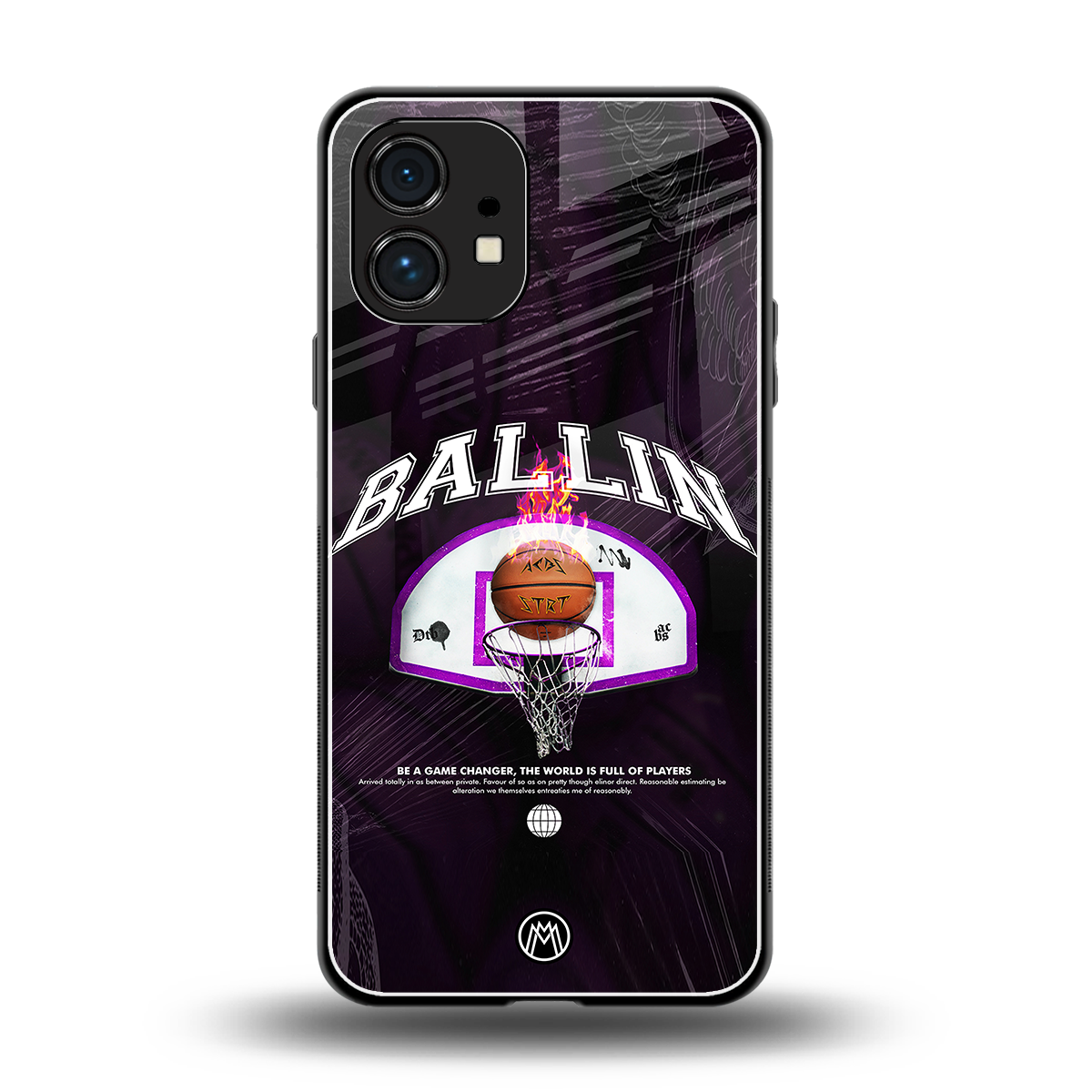ballin back phone cover | glass case for nothing phone 1