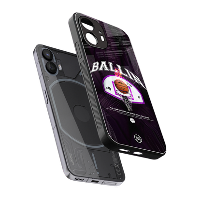 ballin back phone cover | glass case for nothing phone 2