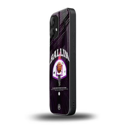 ballin back phone cover | glass case for nothing phone 2