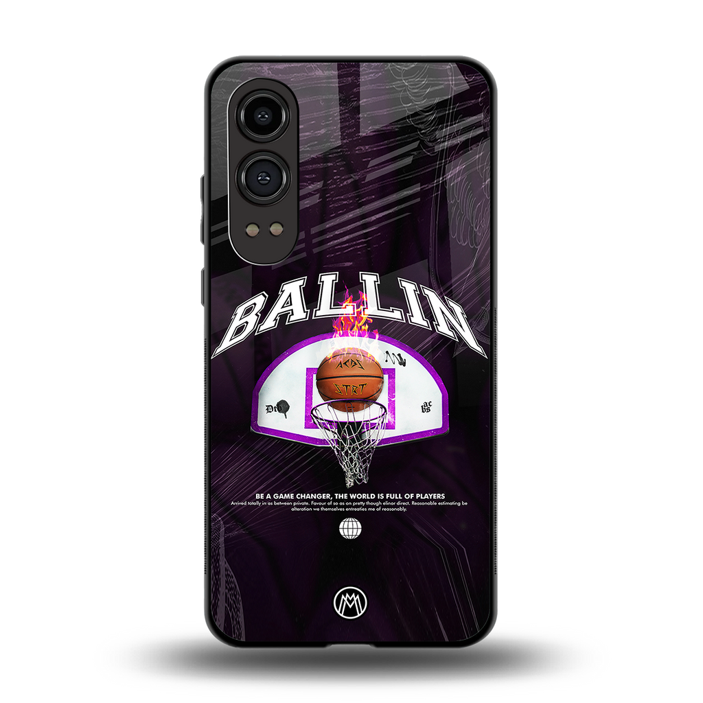 ballin back phone cover | glass case for oneplus nord ce 4 lite