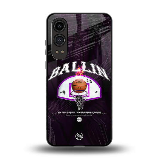 ballin back phone cover | glass case for oneplus nord ce 4 lite
