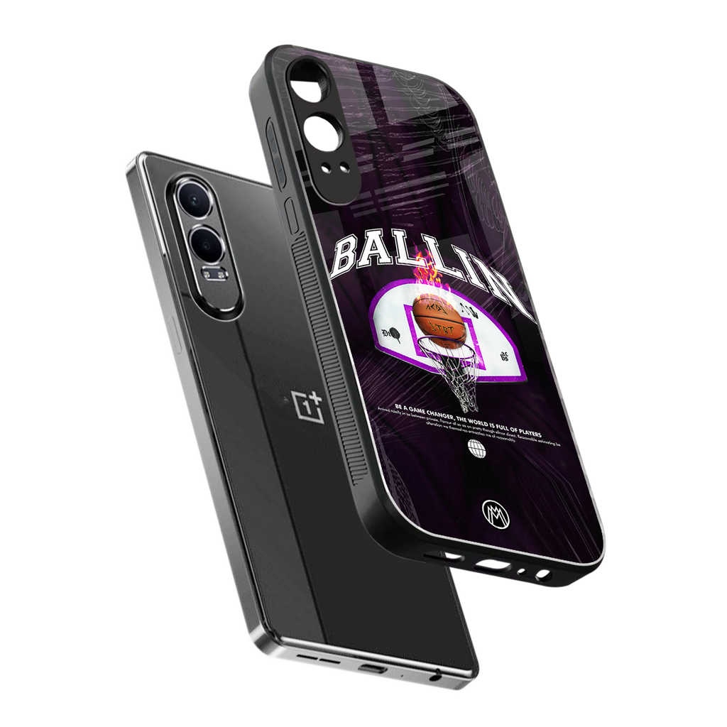 ballin back phone cover | glass case for oneplus nord ce 4 lite