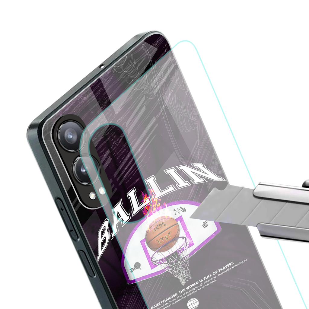 ballin back phone cover | glass case for oneplus nord ce 4 lite